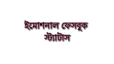 ইমোশনাল ফেসবুক স্ট্যাটাস ২০২১