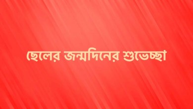মামাতো ভাইয়ের জন্মদিনের শুভেচ্ছা