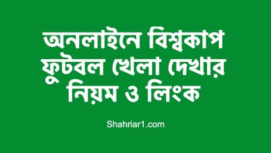 অনলাইনে কাতার বিশ্বকাপ ফুটবল খেলা দেখার নিয়ম ও লিংক