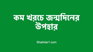 কম খরচে জন্মদিনের উপহার